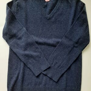 Women's J CREW  Navy Blue Wool Sweater